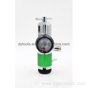 Full Brass Cga870 Pin Yoke Medical Oxygen Regulator with T Handle